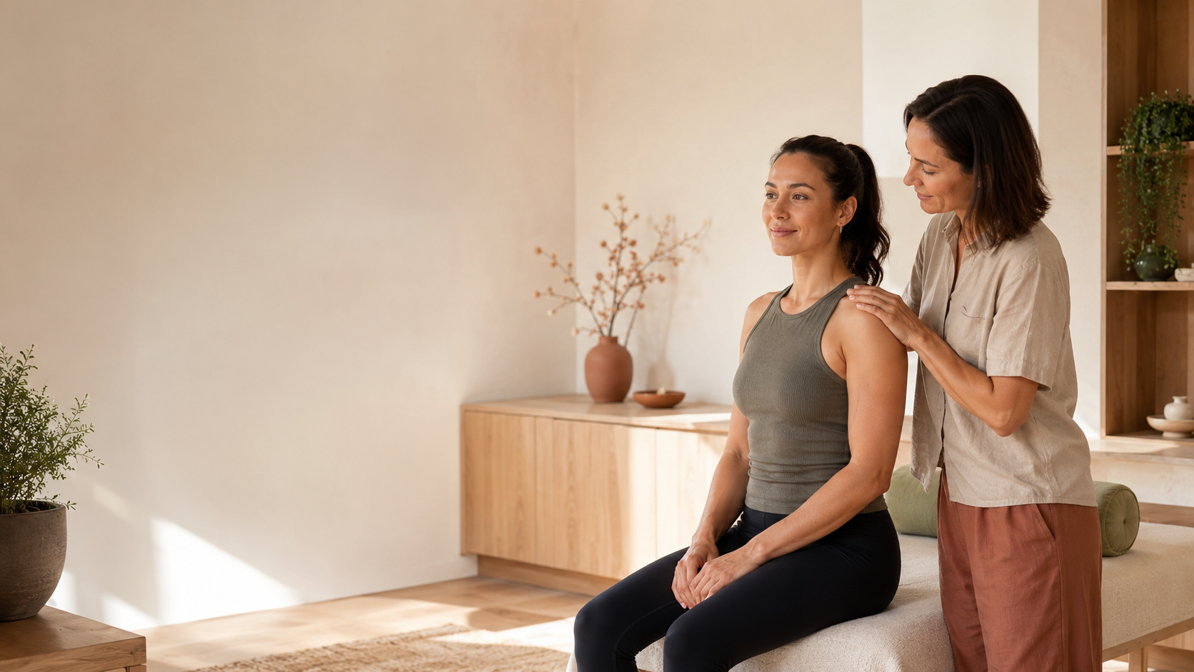 A calm, personalised hands-on care setting